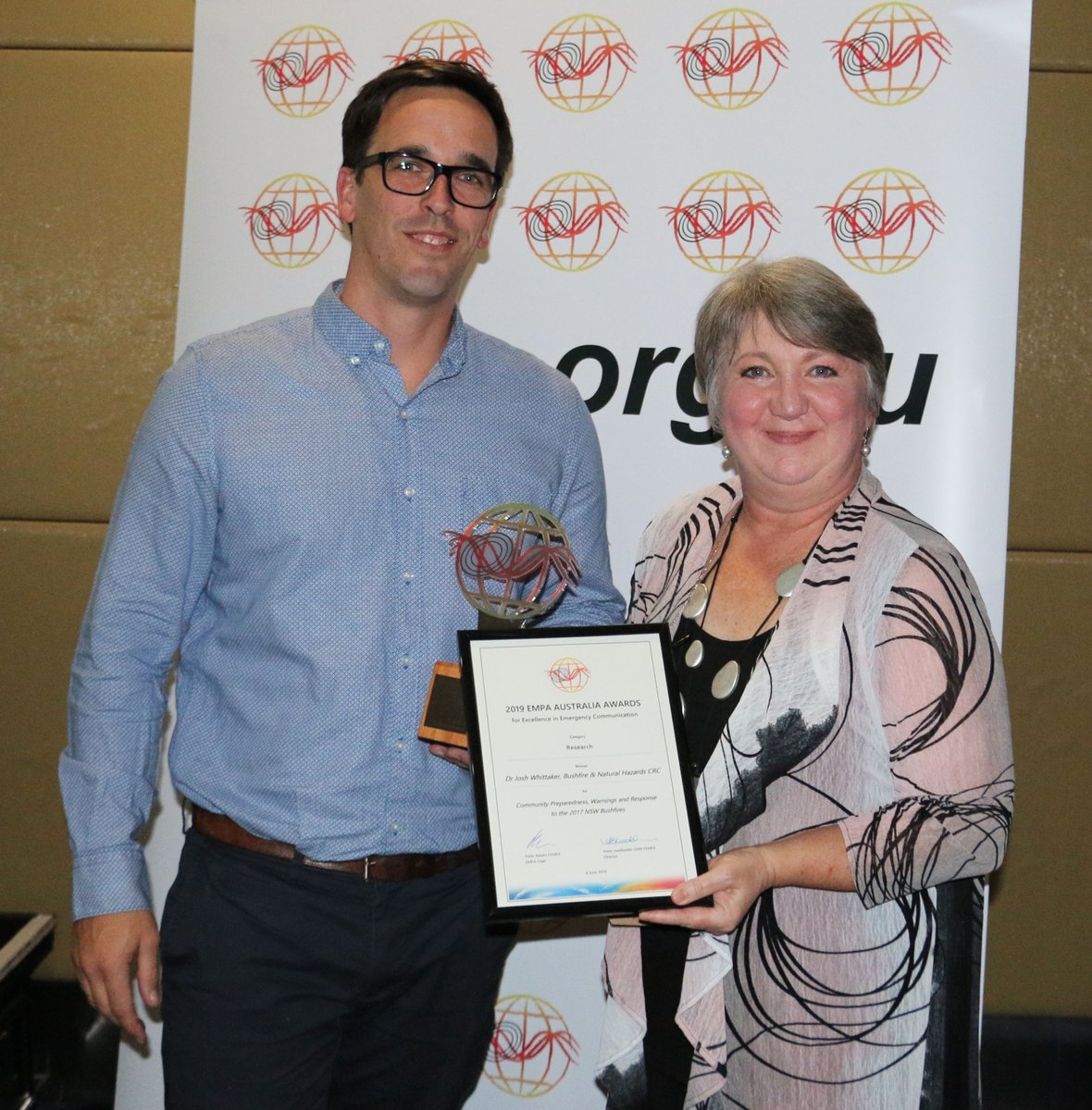 Dr Josh Whittaker, University of Wollongong, and Anne Leadbeater