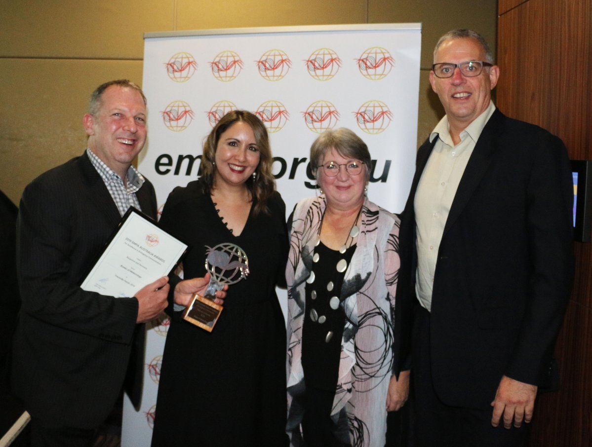 Daniel Barty, BOM, Ravenna Carroll-Kenney, BOM, Anne Leadbeater and Rob Clancy, BOM